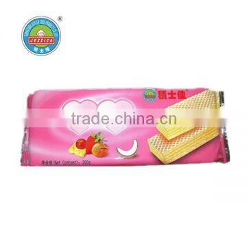 200g Wafer Biscuits Crisp Sweet Strawberry Flavors