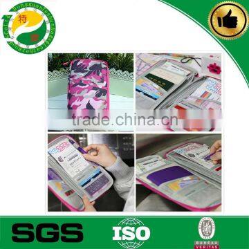 Alibaba China manufacturer High Quality Nylon Passport Holder, passport Holder With West Pocket, Nylon Passport wallet