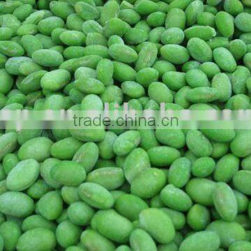 Frozen green soybean kernel