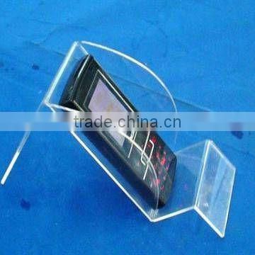 Manufacturing acrylic mobile phone holder, mall kiosk cell phone showcase display