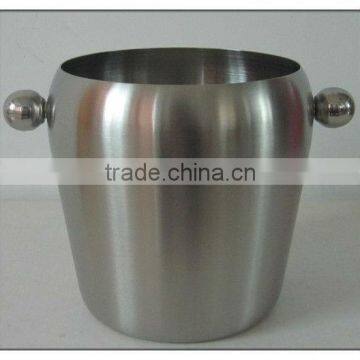 1.0L stainless steel ice bucket with lid