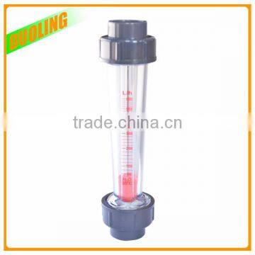 Cheap price Glue joint glass tube flow meter with 400LPH and plastic injection molding