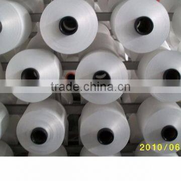 POLYESTER RAW WHITE DTY 75D/72F/1 SEMI DULL LOW SNAGGING YARN