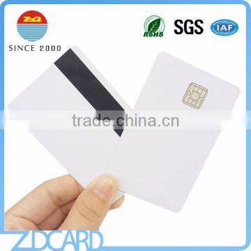 Plastic magnetic stripe 2 track JCOP J3A040 Java Card