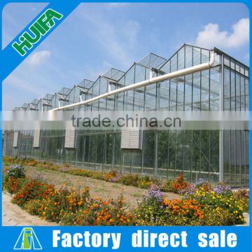 2016 hot style low cost greenhouse;commercial ,poly tunnel with polycarbonate