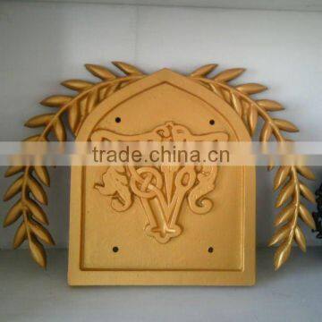 aluminum casting handicraft sign