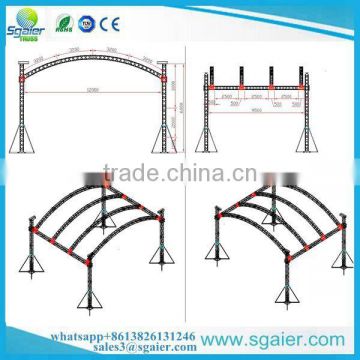 2017 sgaier stage roof trusses arch spigot truss stage for big event show