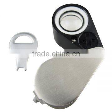 Mini 30X Jeweler Loupe Magnifier + LED & UV Light 21mm Lens Jewel Identifier Tool photo-5