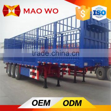 manufacturer OEM 18 to 80 ton bulk cargo truck steel cage trailer