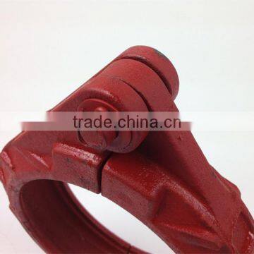 Made In China Concrete Pump Spare Parts Concrete Pump Pipe Clamp Stainless Steel Pipe Clamp photo-5