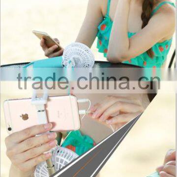Mini Monopod Selfie Stick,Selfie Stick With Fan and Power Bank Capacity 2200mAh Battery photo-6