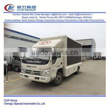 Forland 4*2 type 80 Hp P10 LED mobile led screen truck