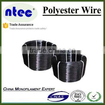 polyester material screen supporting wire, greenhouse wire with high breaking strength, anti uv wire polyester