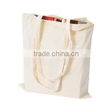 Natural recycled shopping handle cotton bag