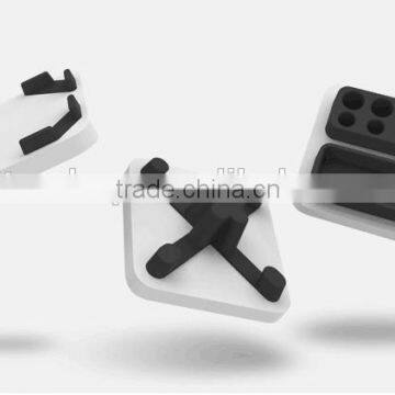 Creative Desktop Storage Three-piece Simple Desk Tool Case Memo Paper Box/phone Dock/pencil Vase photo-5