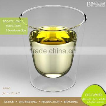 Handcrafted Made-By-Hand Glass Beer Mugs Without Handles photo-5