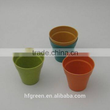 2016 hot sale biodegradable pots with matching trays (saucers)