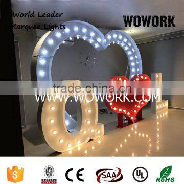 prop letter lamps for photo studio