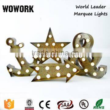 Vintage LED Letter Sign Light