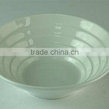 Wholesale China Funnel Shaped White Ceramic Bowl For Restaurant&Daliy Use photo-2