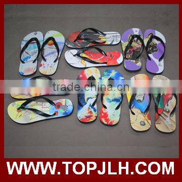 2017 New Products Full-color Printing Adult Size Blank Cheap Wholesale Flip Flops photo-2