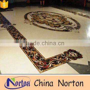 New design natural Stone waterjet floor medallions NTMS-MM024Y