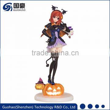 Halloween theme pumpkin love live sexy girl Pile statue