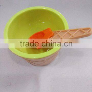Novelty Plastic Ice Cream Cup With Spoon photo-2