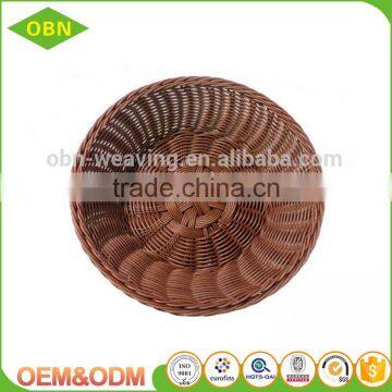 High Quality Large Round Clear Plastic Round Rattan Trays photo-3