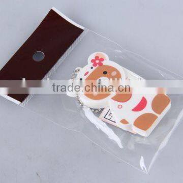 Animal Shaped Folding Comb With Mirror With Hanging Chain/hair Brush photo-2
