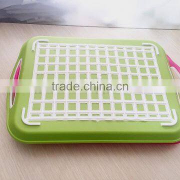 Non-slip TPR Rectangle Service Tray 15.9 x 11.5 x 2.2 Inches Pat Mat photo-5