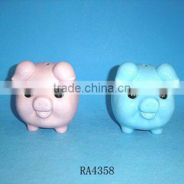 pig shape ceramic piggy bank