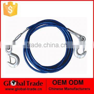 Steel Cable Tow Rope.Steel Tow Cable /Hooks Wire Towing Rope Car Truck. A1626.