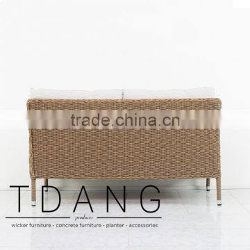 Harrison Right Hand Wicker Bench - Poly Rattan Furniture - Vietnam Outdoor Wicker Set photo-5