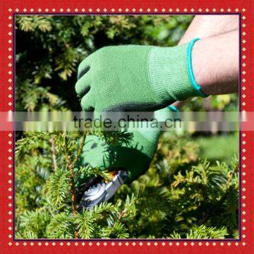 Polyurethane Coated Bamboo Fiber Work and Garden Gloves photo-4
