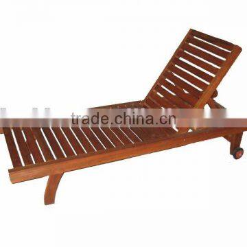 Hot Sale Leisure Time Beach Chair Wooden Beach Chair Flat Wooden Beach Chair