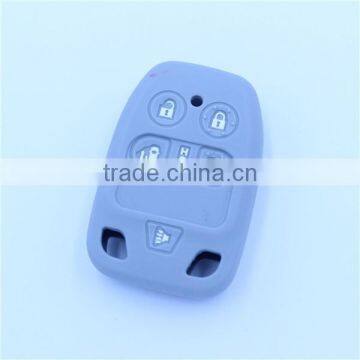Silicone Remote Fob Keys Bags 5 Buttons With 3 Hole Silicone Car Key Case for Honda photo-4