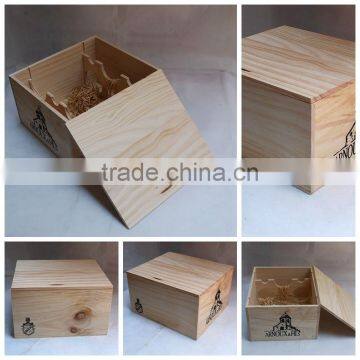 Manufacturing Unfinished Customized Wooden Cigar Box Wooden Cigar Boxes for Wholesale photo-2