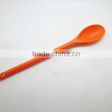 Food Grade Soft Silicone Feeding Spoons Set Unbreakable Flexible Silicone Baby Spoon photo-3