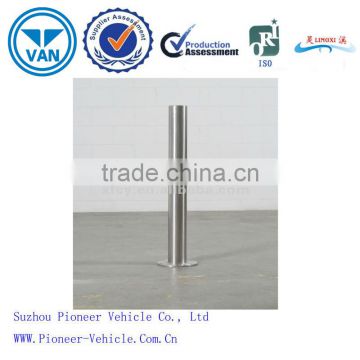 hot selling durable 304 stainless steel bollards with flange