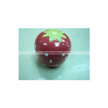 strawberry shape tin box