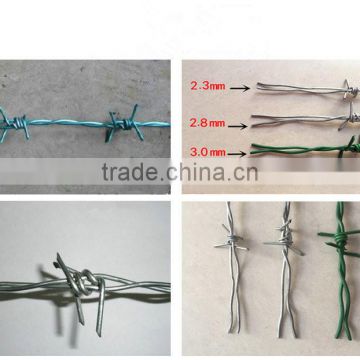 china supplier galvanized stainless steel barbed wire