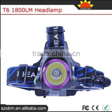 OEM XM-L T6 LED 1800Lm 3 Mode Powerful Head Flashlight Headlamp Headlight