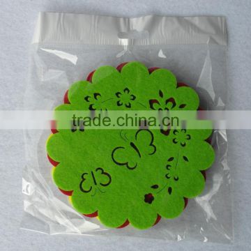 cheap custom design non- woven coaster