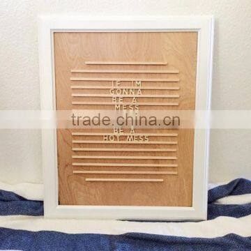 Wood Letter Board, Letter Sign, Message Board, Wood Sign, Home Decor, Large Wood Sign, Personalized Wood Sign, Gift photo-3