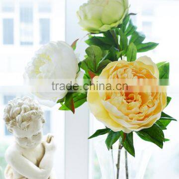 hot sell new style peony new year decoration wedding fabric