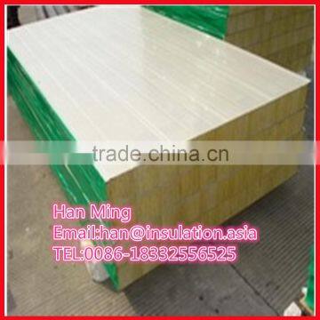 Acoustic insulation New rock wool sandwich panel for building material