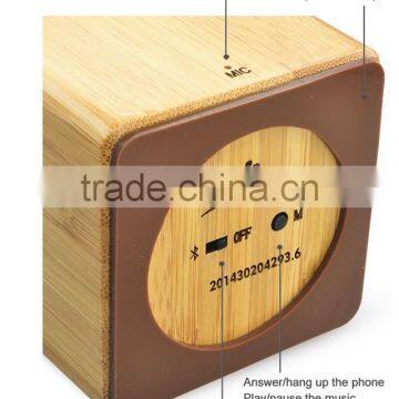 Newest Wireless Mini Portable Bamboo Bluetooth Speaker photo-4