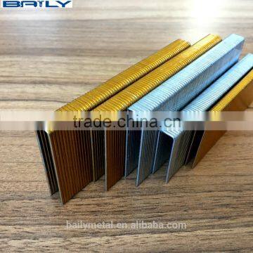 Factory Supply Galvanized 18ga 8.85mm Crown 92 Furniture Staples photo-4