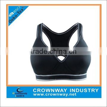 wholesale women plus size sports bra with custom band